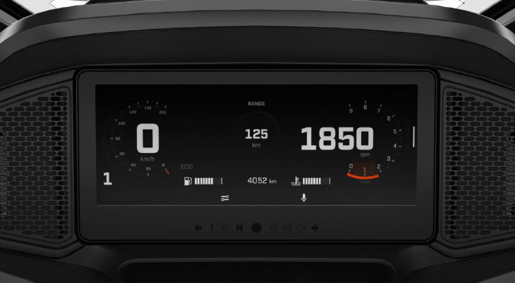 10.25 IN. TOUCHSCREEN DISPLAY WITH BRP CONNECT AND APPLE CARPLAY
